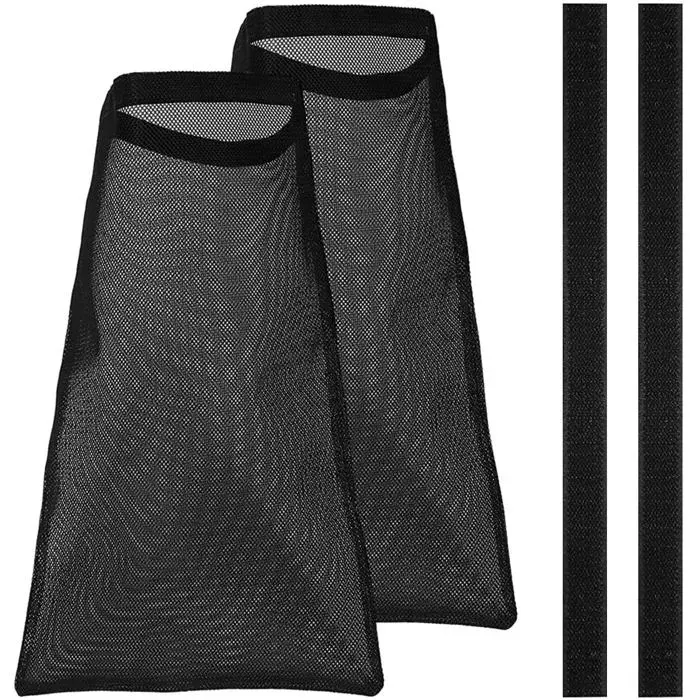 Pack 2 sacs attrape peluches sèche-linge conduit extérieur capture peluches et poussière filtre réutilisableprotège maison noir