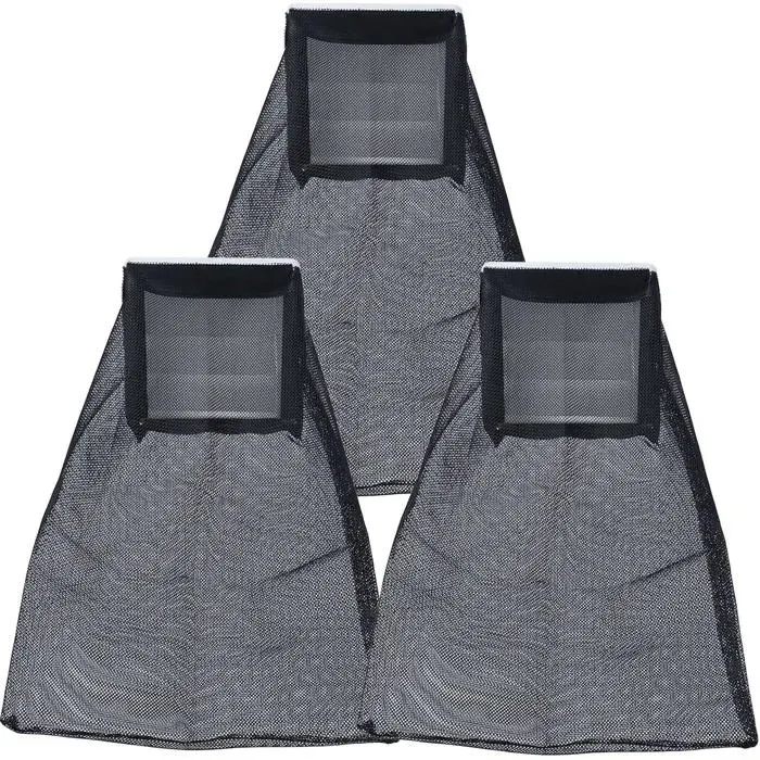 Pack 3 sacs attrape peluches sèche-linge filtre poussière pour conduits extérieurs capture peluches et poussières facilement