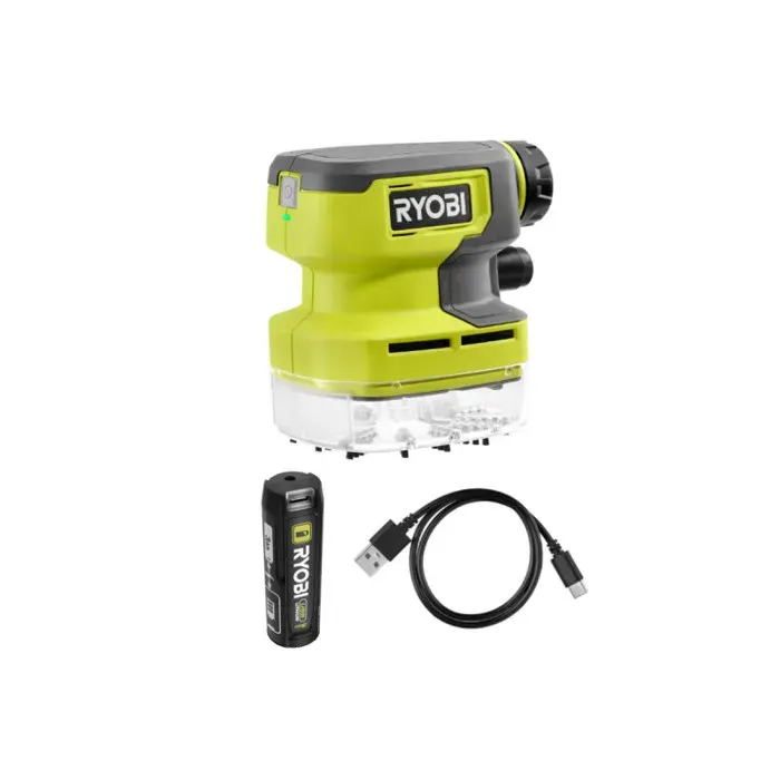 Pack RYOBI 4V Aspirateur compact RDV4-0 - 1 Batterie 30Ah - Câble USB