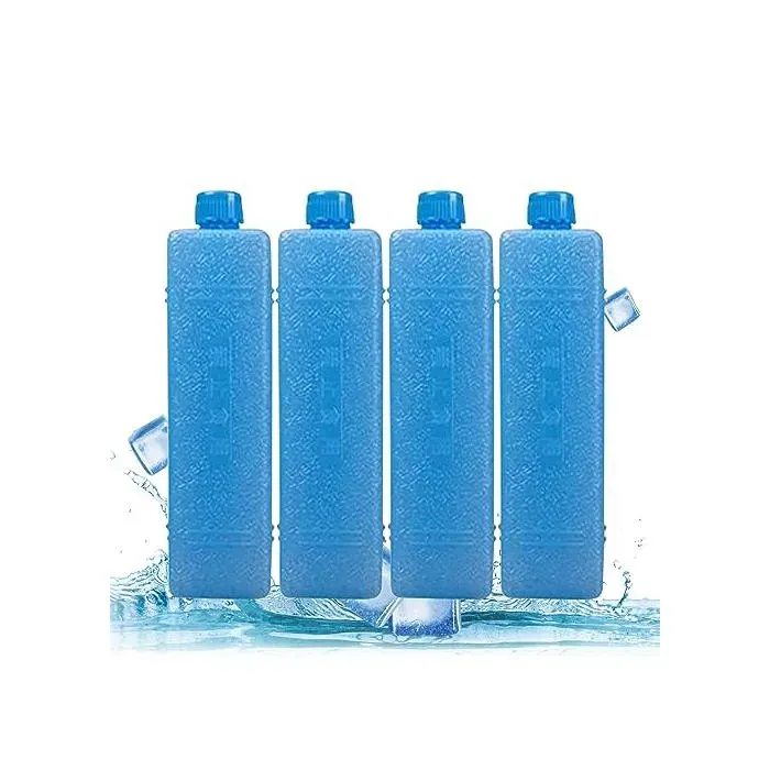 Packs Glace 4 Pièces Longue Durée Portable Réfrigérateur/Congélateur/Glacière