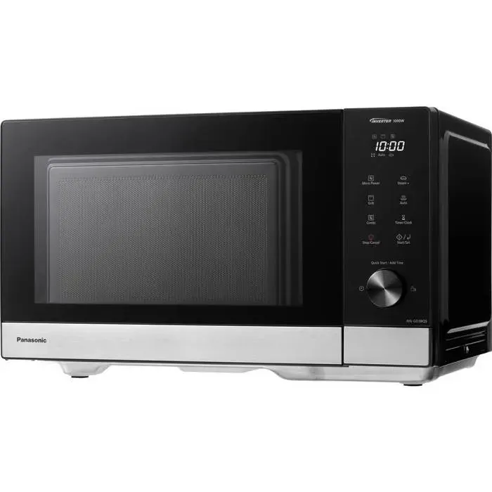 Panasonic NN-SD38QSEPG Micro-ondes noir acier inoxydable 1000 W Écran LCD