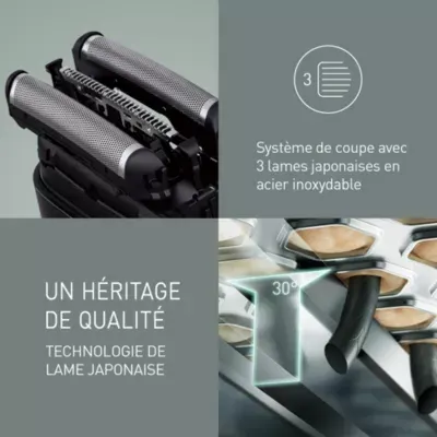Panasonic - Rasoir Électrique Es-Cm3bks503 3 Lames — vue 4