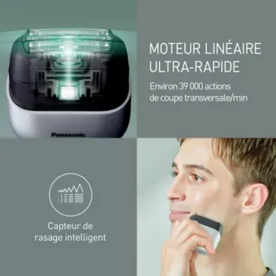 Panasonic - Rasoir Électrique Es-Cm3bks503 3 Lames — vue 5