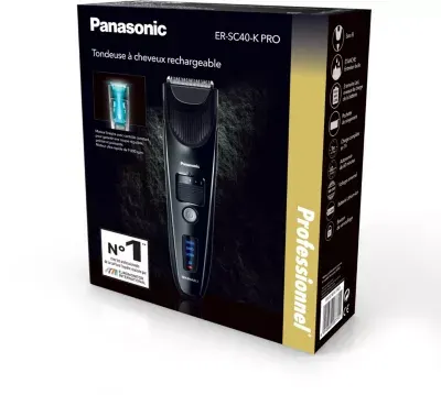 Panasonic - Tondeuse Cheveux Er-Sc40-K803 — vue 8