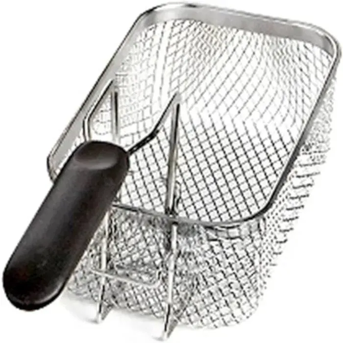 Panier À Friteuse Électrique - ZIG-ZAG TERRITOIRES - 35 Litres - Argenté - Compatible Schloss Elect