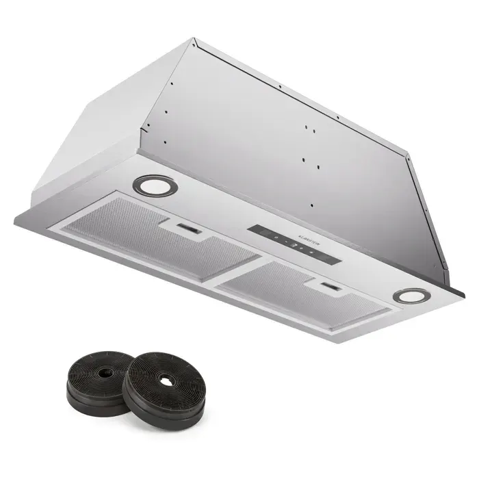 Paolo 72cm 520m³/h Hotte Encastrable Argent
