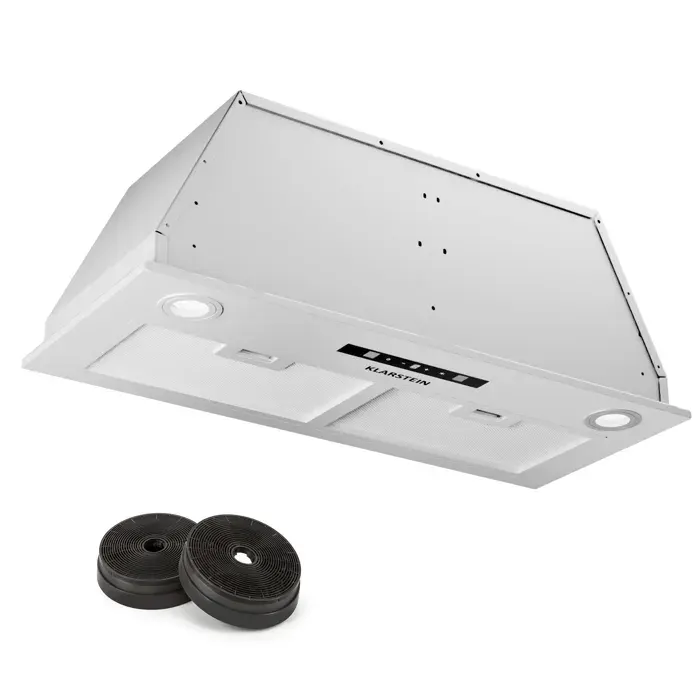 Paolo 72cm 520m³/h Hotte Encastrable Blanc