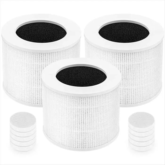 Paquet de 3 Mini Filtres de Remplacement Core Mini Compatibles avec le Mini Purificateur DAir pour LEVOIT Core Filtre à Air 3 en