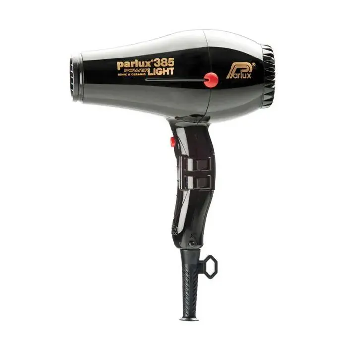 PARLUX Sèche-cheveux - 385 Power Light Ionic et Ceramic - Débit dair 79 m/h - 2150 W - Noir