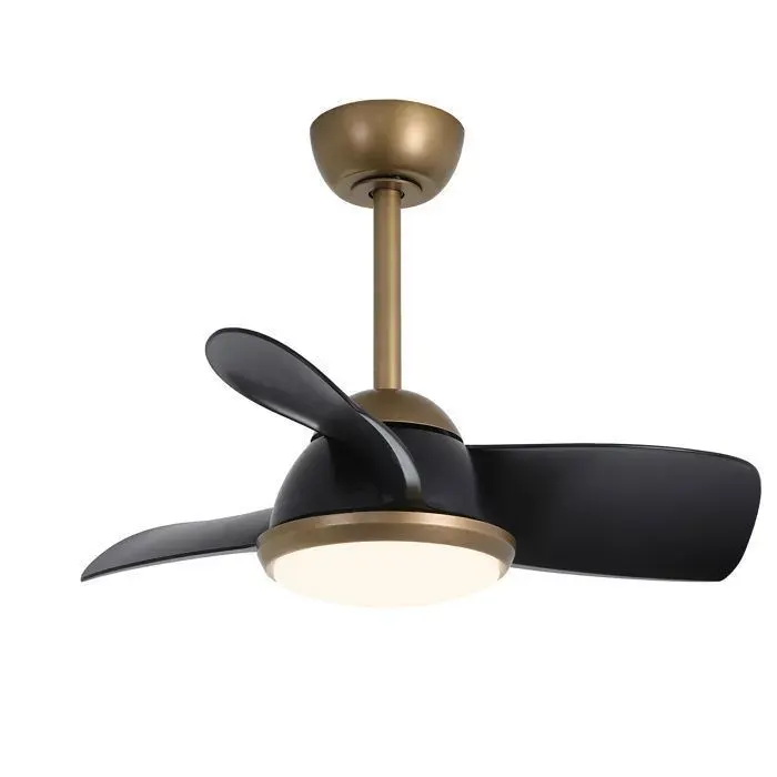 Parrot Uncle Ventilateur Plafond LED 76 cm Bronze Brossé Moteur DC Silencieux Lumière Dimmable Télécommande 6 Vitesses