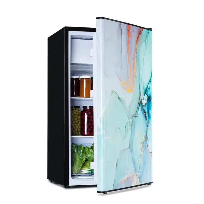 Pastel 85cm 79L Mini Frigo Design Marbre