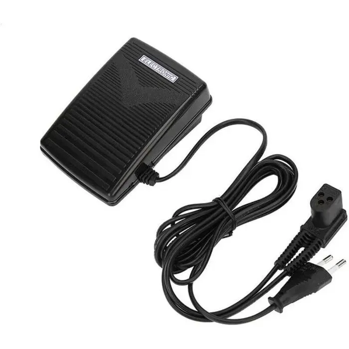 Pédale de Commande au Pied de la Machine à Coudre-pédale de Commande au Pied avec Cordon dalimentation adapté à la Machine à Coudre