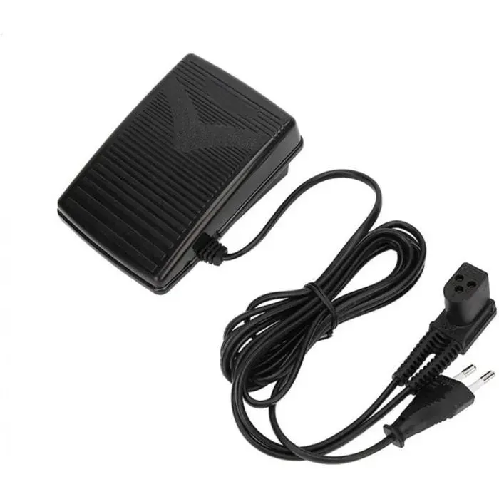 Pédale machine à coudre 220V EU universelle avec cordon pour Singer 974 Label