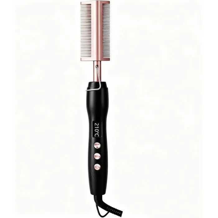 Peigne Chauffant Hot Comb Afro Chauffante Peigne Electrique