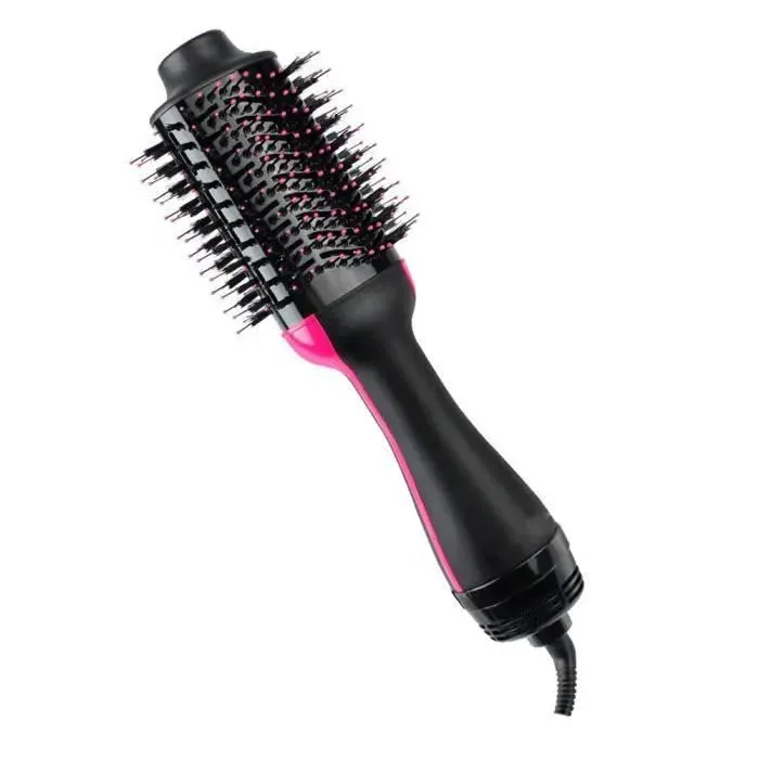 Peigne chauffant lisseur - FAMICAM - à ions négatifs 50W avec écran LCD pour cheveux lisses et coiffage rapide pour les cheveux