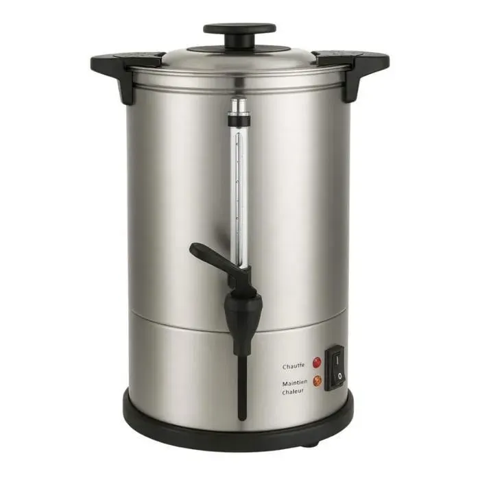 Percolateur à café - 10 L simple paroi - 950 W - 65 tasses - Inox 304 - infusion 90–92°C