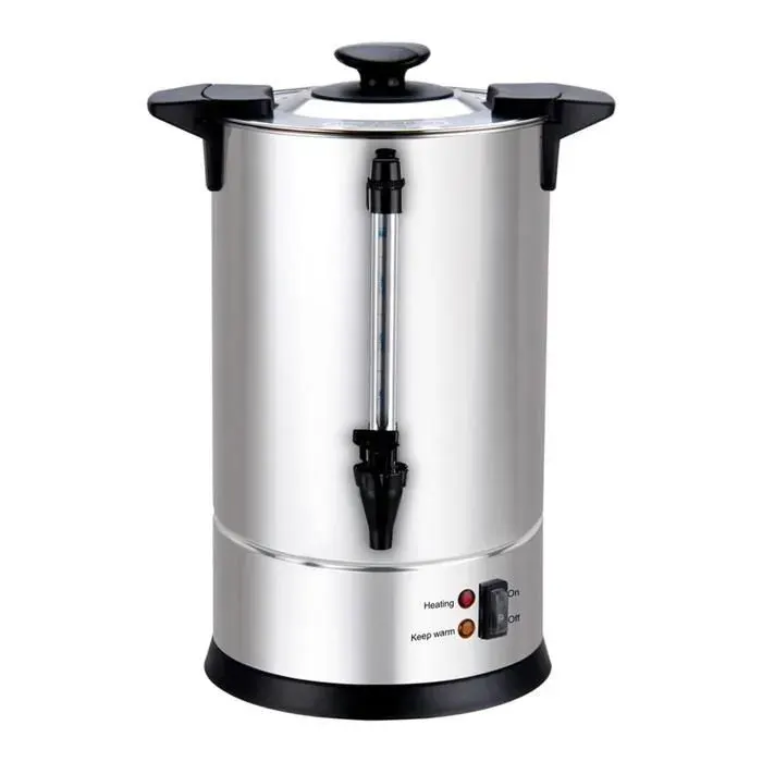 Percolateur à café - Inox 6L - 40 tasses - simple paroi 950W - 90-92°C 110/220V
