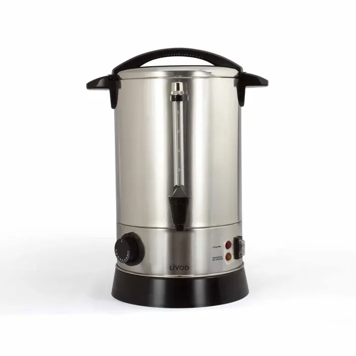 Percolateur à café - LIVOO - DOM397 - 950 W - 68L - 40 tasses - Acier inoxydable