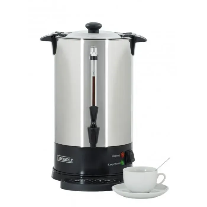 Percolateur à Café Professionnel - CASSELIN - 60 tasses - Filtre inox permanent - 8.8 litres