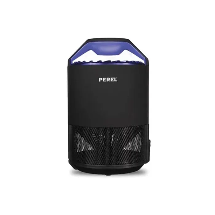 Perel Piege a moustiques LED UV ventilateur 50 m2 USB silencieux