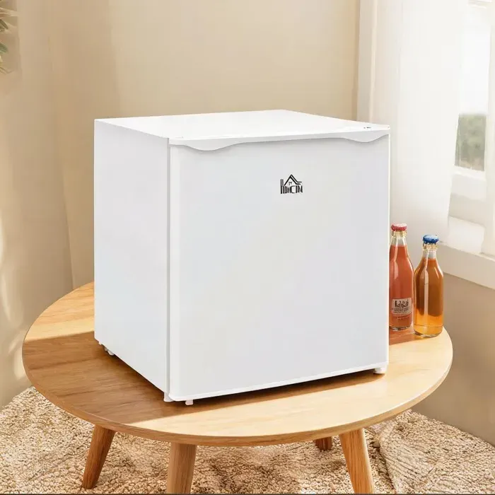 Petit congélateur acier 35 litres blanc température réglable -14 à -24 °C étagère mobile porte réversible