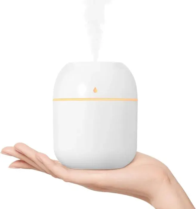 Petit humidificateur portable humidificateur de bureau personnel USB pourbureauchambre à coucher arrêt automatique220mlblanc