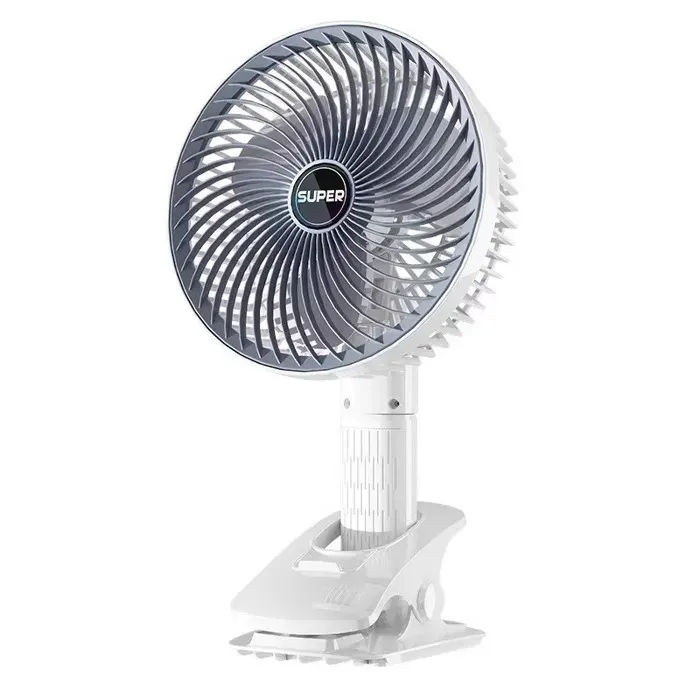 Petit ventilateur de bureau idéal pour une utilisation personnelle silencieuse à la maison ou au bureau 3 vitesses tête pivotan