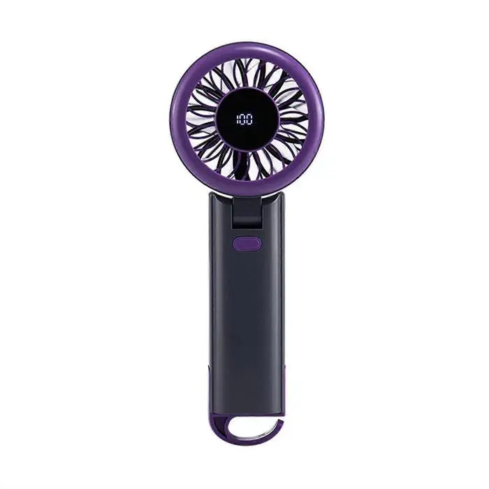 Petit ventilateur de bureau ventilateur portable silencieux 100 vitesses réglables texture plastique gris