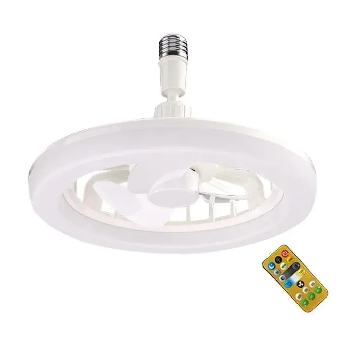 Petit ventilateur de plafond avec lumière ventilateurs de plafond 30 W avec lumières et télécommande ventilateur à profil ba-a474 — coloris Blanc