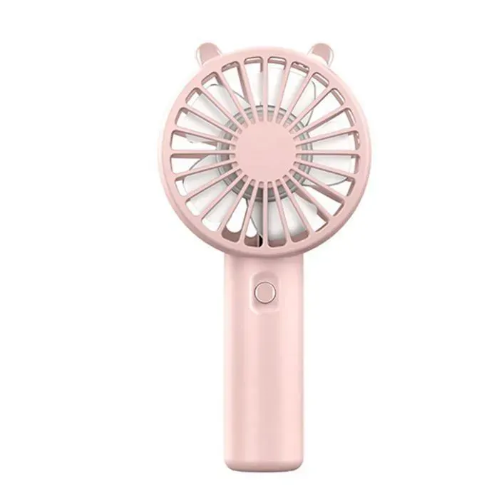 Petit ventilateur portable avec 3 vitesses et batterie rechargeable USB 300 mAh pour extérieur intérieur bureau voyage YYV