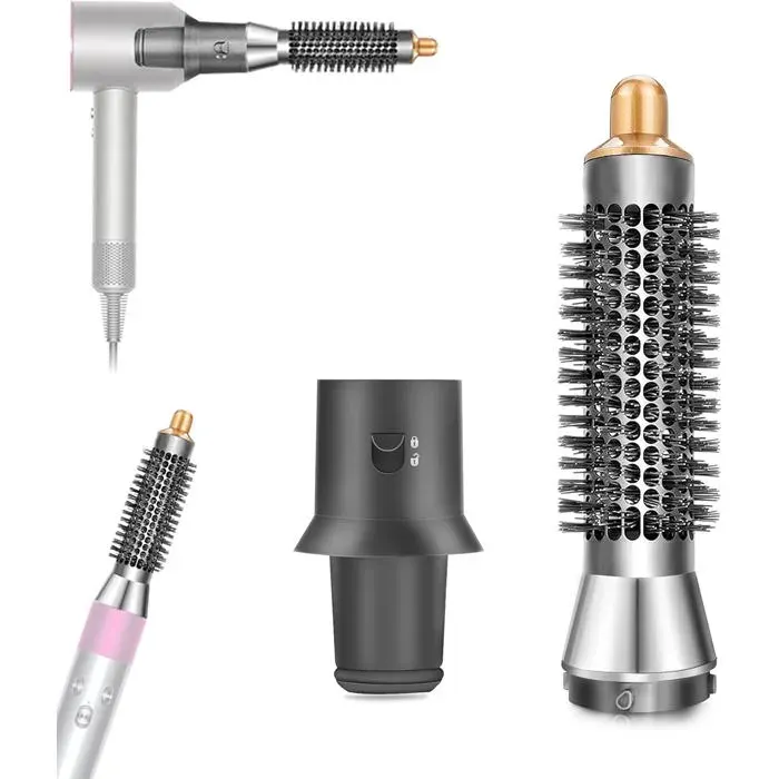 Petite Brosse Volumisante Ronde 20 Mm Et Adaptateur Pour Sèche-Cheveux Pour Dyson Hd01 Hd02 Hd03 Hd04 Hd08 Fixation Pour Dyson Airw