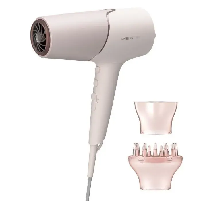 Philips 5000 series BHD530-00 hair dryer 2300 W Pink White