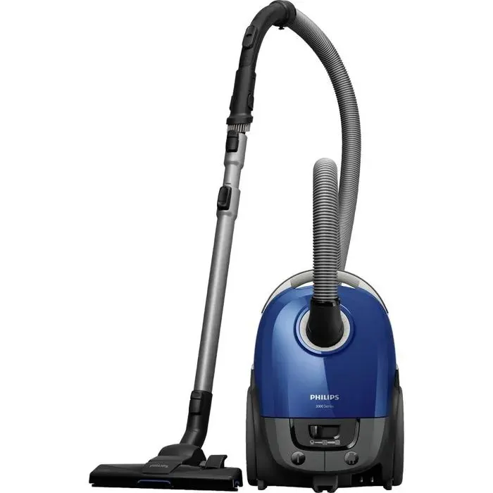 Philips Aspirateur avec sac série 3000 anti-allergique aspire 999 % de la poussière 900 W bleu (XD3110/09)