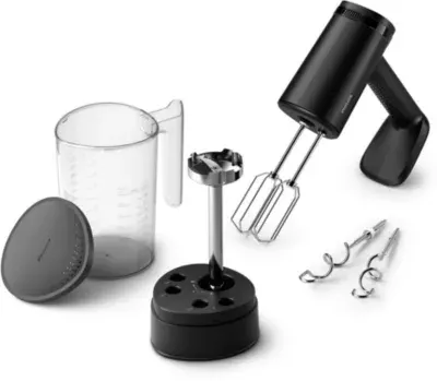 Philips - Batteur Hr3781/10 Batteur Électrique Série 5000 2-En-1 Noir, Écran Led, 500w