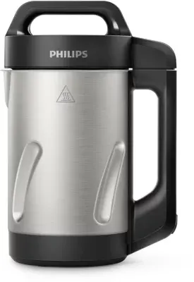 Philips - Blender Chauffant Hr2203/80 Blender Pour Soupe Métal 1,2l, 1000w