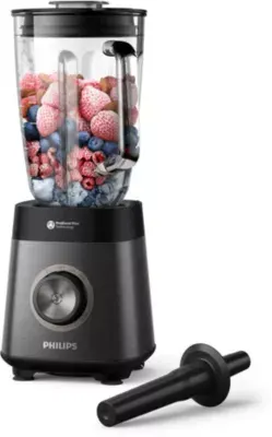 Philips - Blender Hr3040/00 Blender Mixeur Métal Série 5000 2l, 1200w