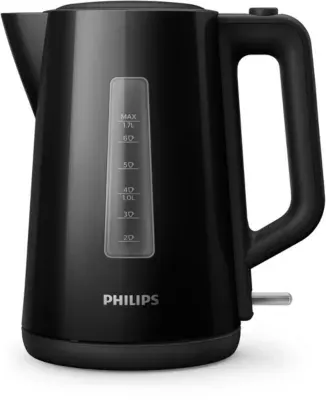 Philips - Bouilloire Hd9318/20 Bouilloire Électrique Noire Daily 1.7l, 2200w
