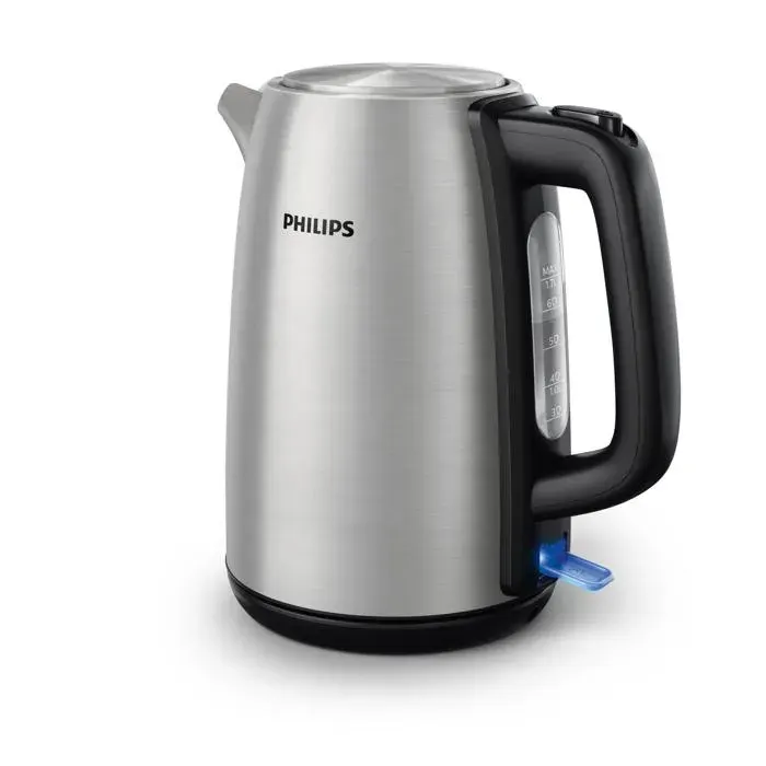 Philips Bouilloire Viva Collection couvercle amovible filtre en nylon amovible métal 17 L (HD9351/90)