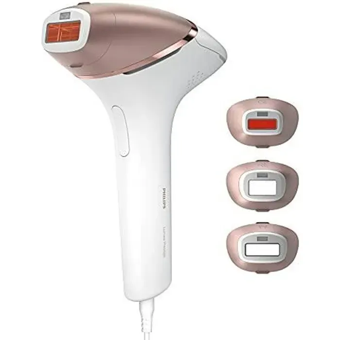 Philips BRI948/00 Lumea Prestige Epilateur à Lumière Pulsée avec 4 Embouts pour Corps/Visage/Maillot/Aisselles