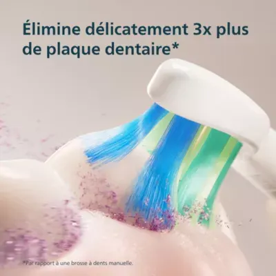 Philips - Brosse À Dents Électrique Hx4022/01 Serie 2100 Blanche — vue 4