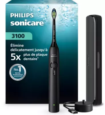 Philips - Brosse À Dents Électrique Hx4033/32 Serie 3100 Noire