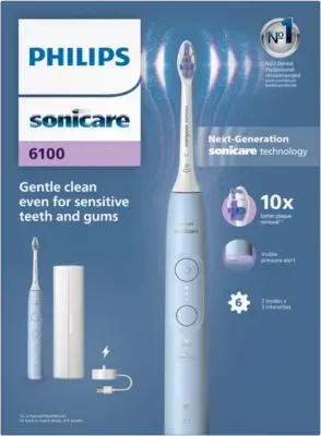 Philips - Brosse À Dents Électrique Sonicare 6100 Series Hx7406/02