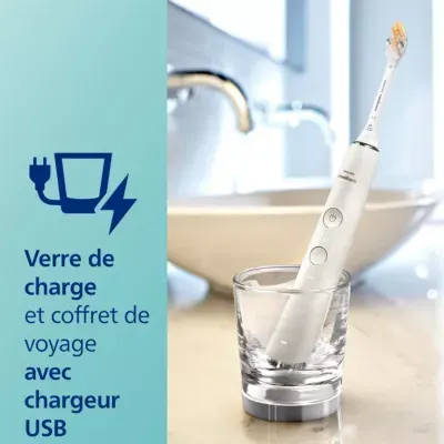 Philips - Brosse À Dents Électrique Sonicare Diamondclean Smart 9400 Hx9917/88 — vue 8