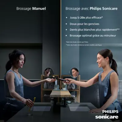Philips - Brosse À Dents Électrique Sonicare Diamondclean Smart 9400 Hx9917/88 — vue 10