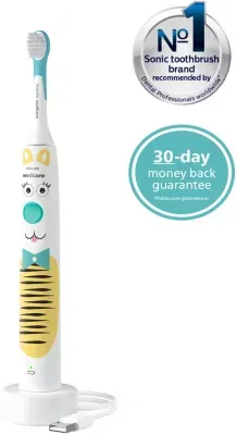 Philips - Brosse À Dents Électrique Sonicare Hx3601/01 Pour Enfants — coloris Blanc