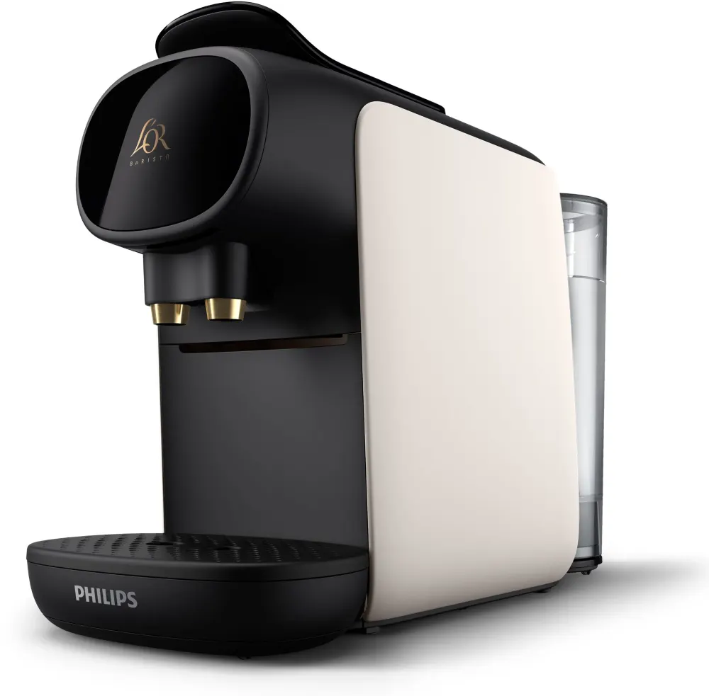 Philips - Cafetière À Dosette Lm9012/00 L'or Barista Sublime Blanc Satin, 19 Bars — vue 2