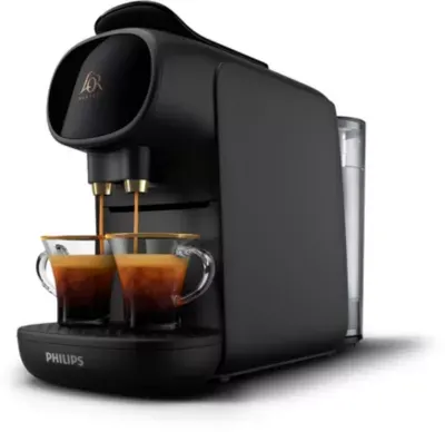 Philips - Cafetière À Dosette Lm9012/60 L'or Barista Sublime Noire, 19 Bars