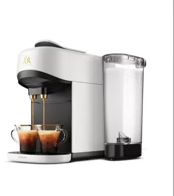 Philips - Cafetière À Dosette Lm9512/60 L'or Barista Absolu Blanche - Cafés Chauds Ou Glacés