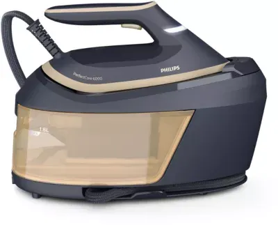 Philips - Centrale Vapeur Psg6066/20 Perfectcare Compact Série 6000 Bleu/Doré 1.8l, 8 Bars