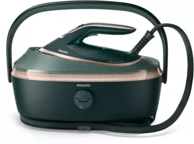 Philips - Centrale Vapeur Psg8200/70 Série 8000 Vert Foncé/Rose Gold 1.4l, 9 Bars